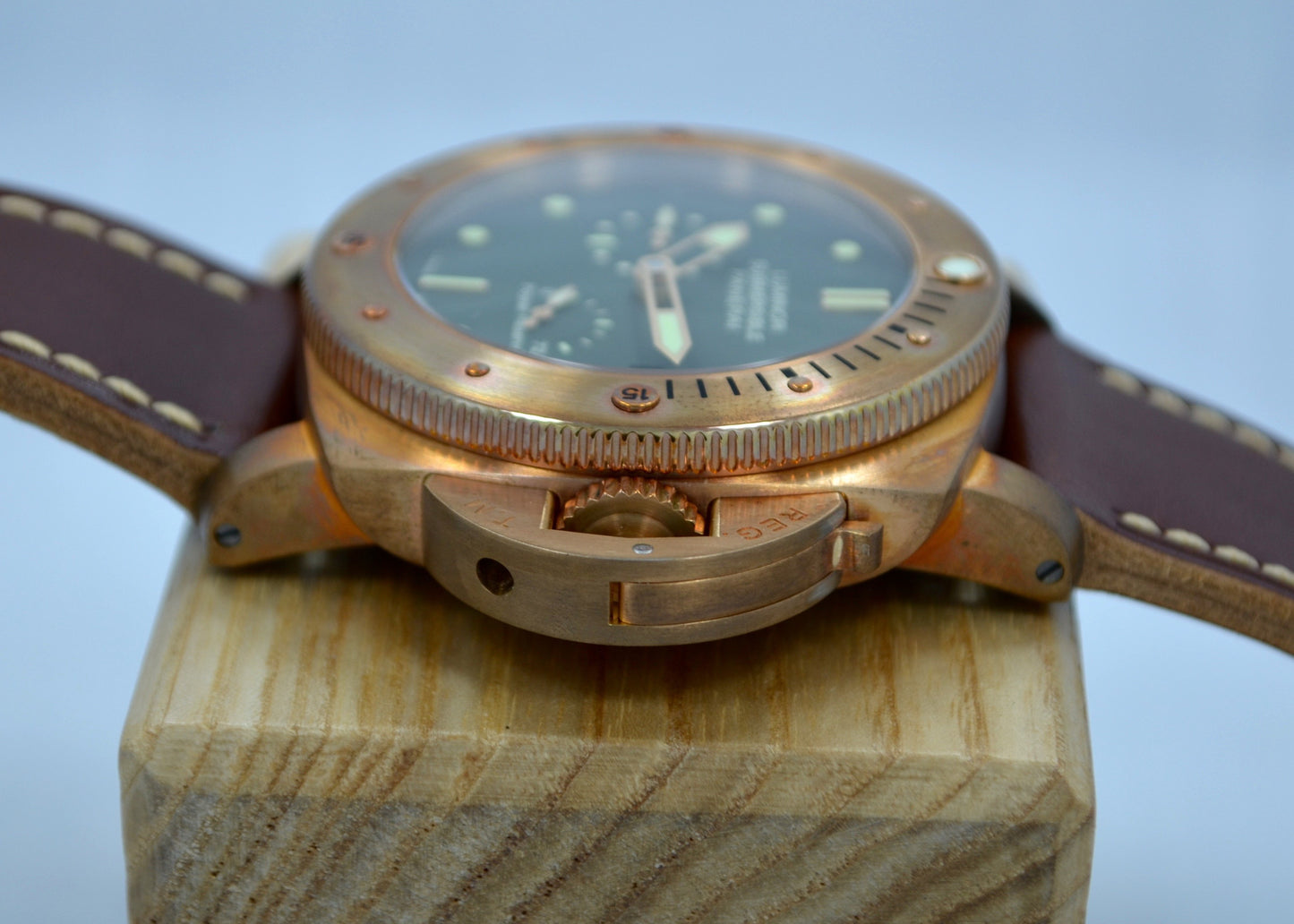 Panerai Bronzo Pam 507 Luminor 1950 Submersible Power Reserve 3 Days Watch - Hashtag Watch Company