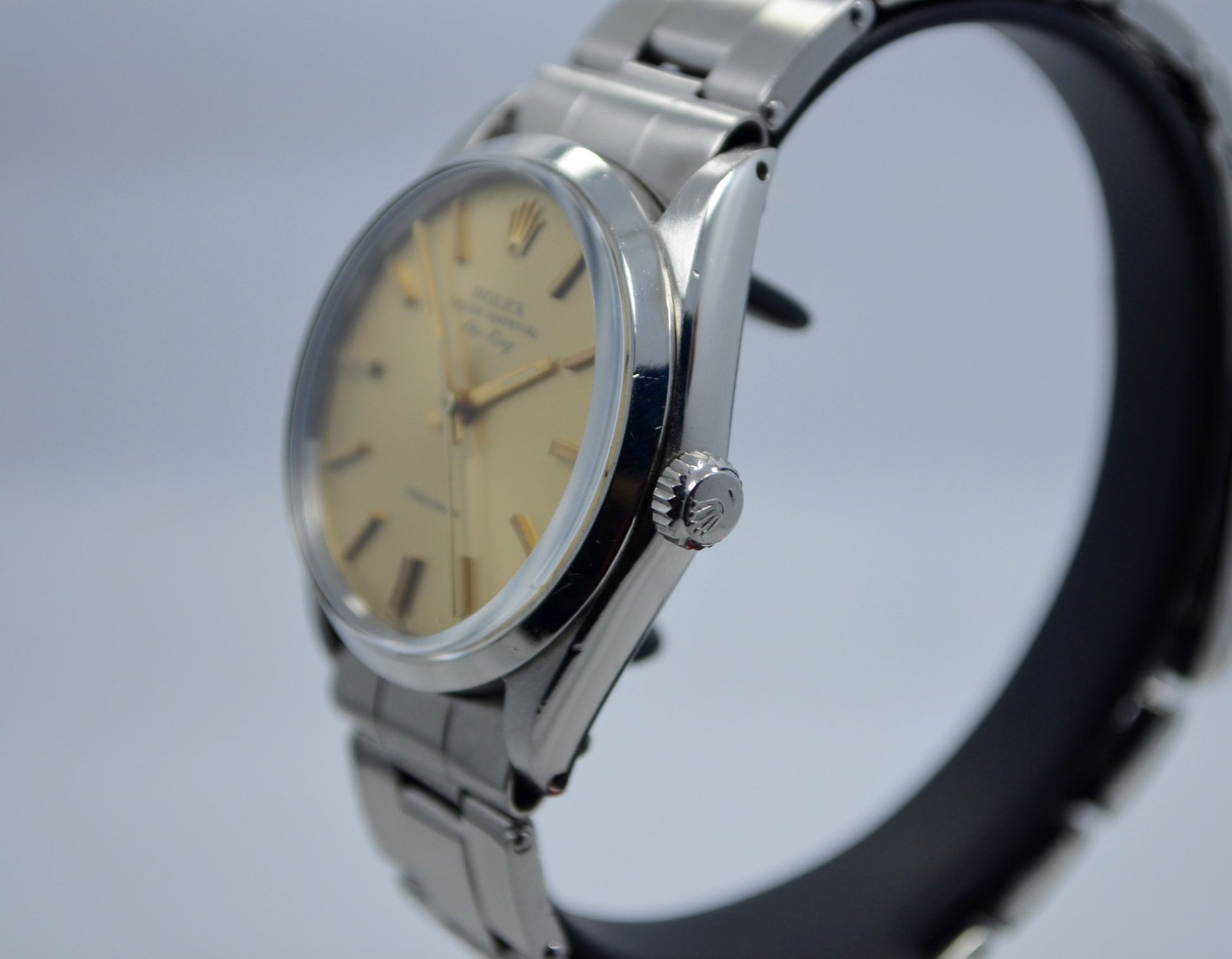 Vintage Rolex Air King Precision Rivet Bracelet 5500 Steel Cal. 1530 Watch - Hashtag Watch Company