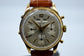 Vintage Gallet Solid 14K Yellow Gold Chronograph Triple Date Valjoux 72C Watch - Hashtag Watch Company