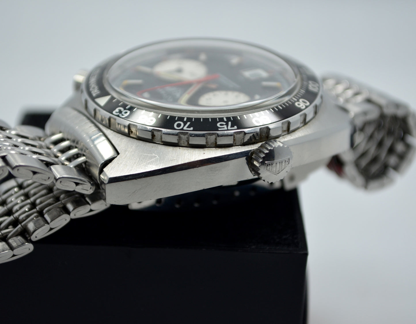 Vintage Heuer Autavia 1163 V Cal. 12 Automatic Steel Chronograph Wristwatch - Hashtag Watch Company