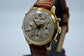 Vintage Gallet Solid 14K Yellow Gold Chronograph Triple Date Valjoux 72C Watch - Hashtag Watch Company