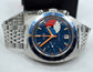 Vintage Heuer Skipper 73463 Blue Steel Chronograph Valjoux 7734 Wristwatch - Hashtag Watch Company