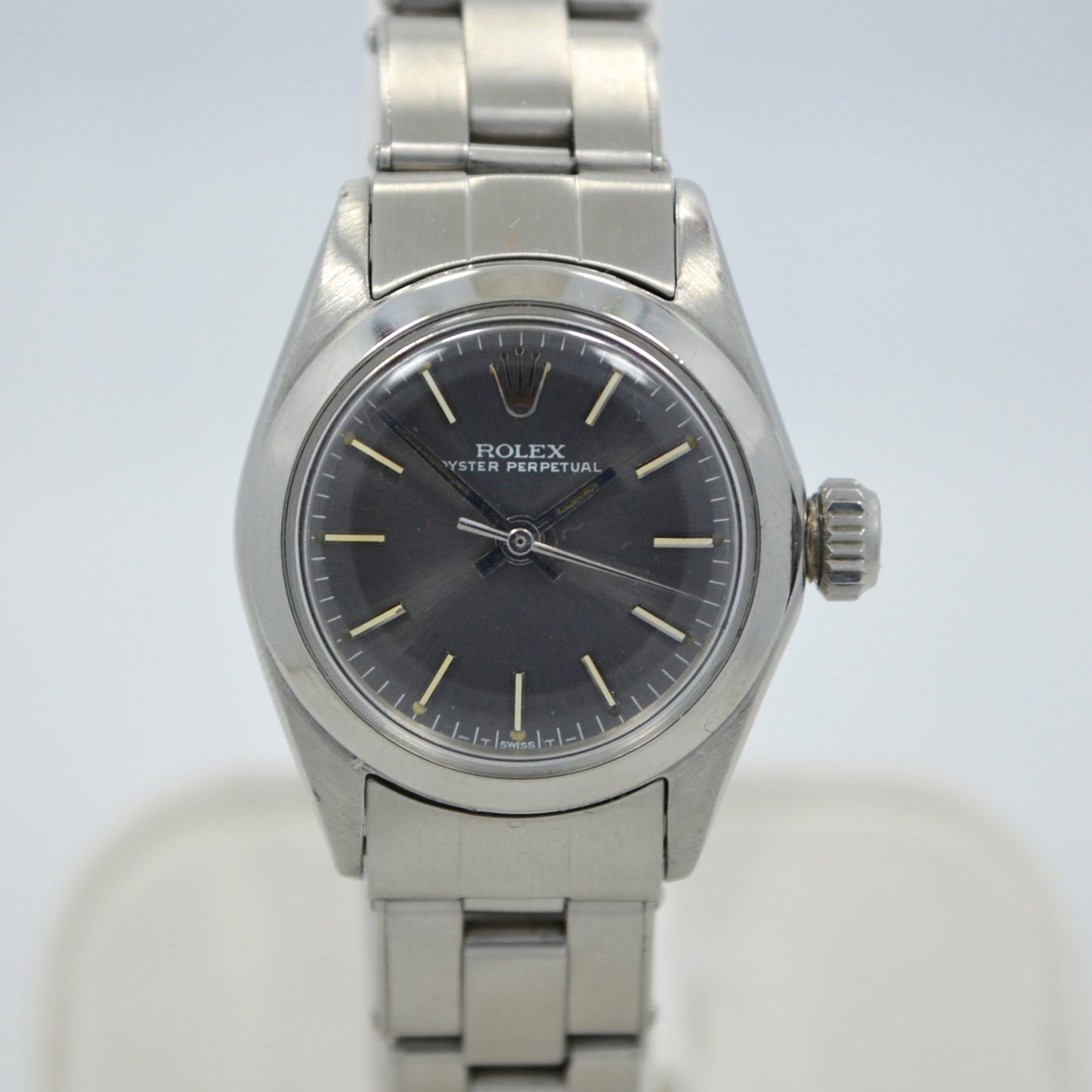 Vintage Rolex 6618 Oyster Perpetual No Date Steel Oyster Ladies Wristwatch - Hashtag Watch Company