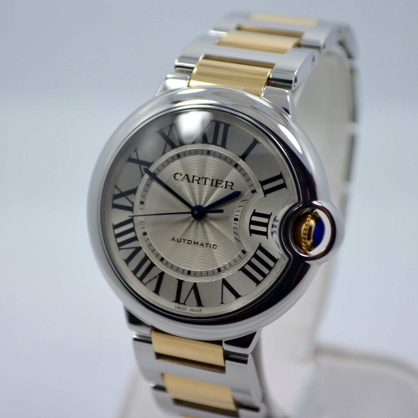 Cartier Ballon Bleu W6920047 Two Tone 18K Stainless Steel Automatic Watch Ladies - Hashtag Watch Company