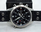 IWC Pilots Double Chronograph IW377801 Stainless Steel Black Dial 46mm Watch - Hashtag Watch Company