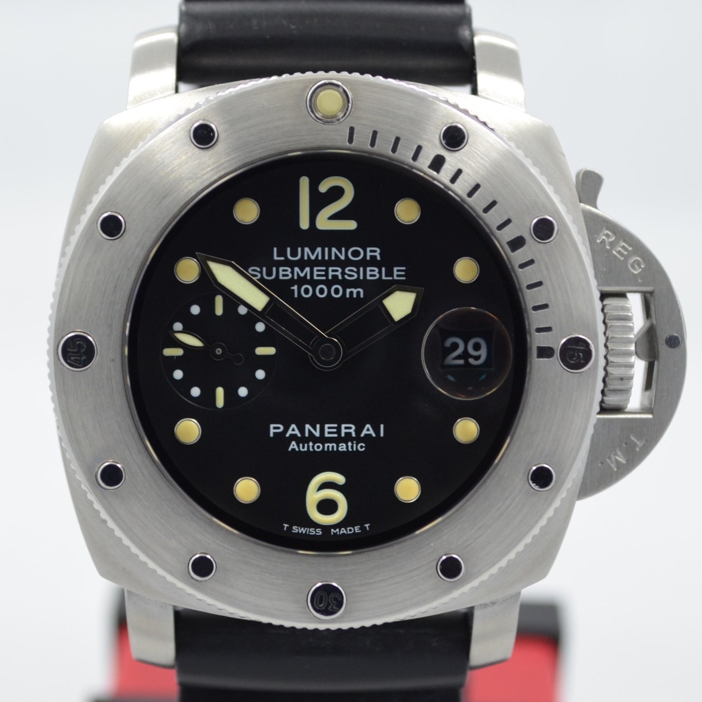 Panerai Luminor Submersible 1000 PAM 243 Steel Automatic Wristwatch - Hashtag Watch Company