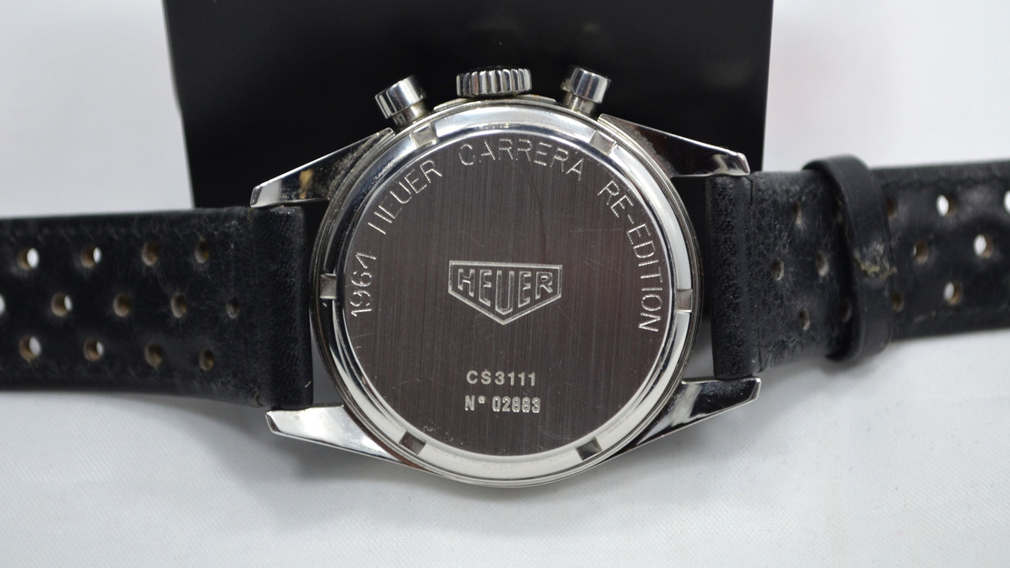 Tag Heuer CS31111 Heuer Carrera Steel Chronograph 1964 Re-Edition Wristwatch - Hashtag Watch Company