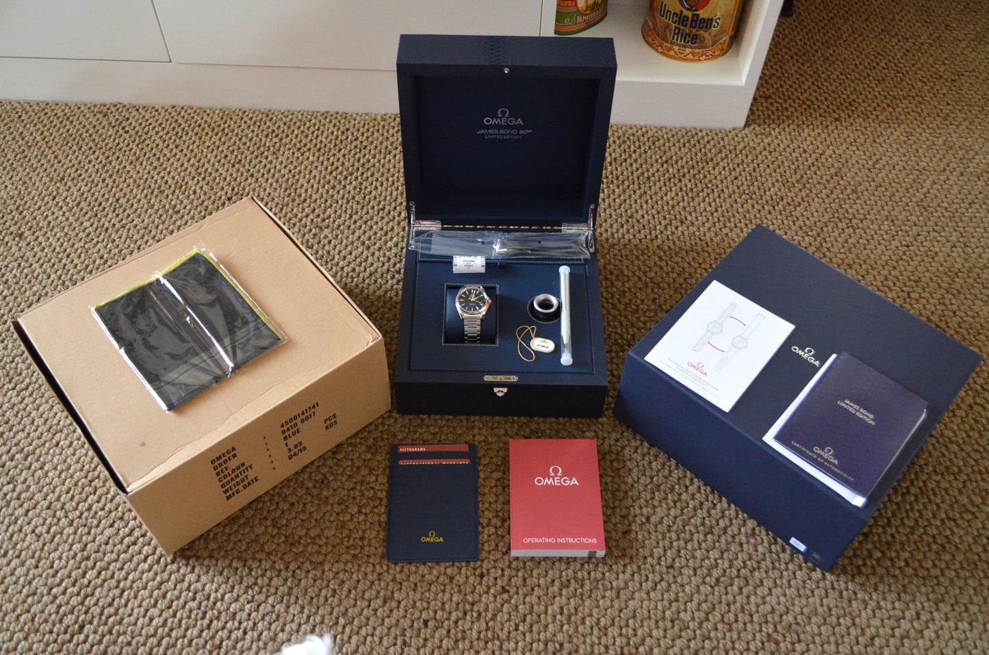 Omega Seamaster Aqua Terra James Bond SPECTRE 231.10.42.21.03.004 Steel Watch - Hashtag Watch Company