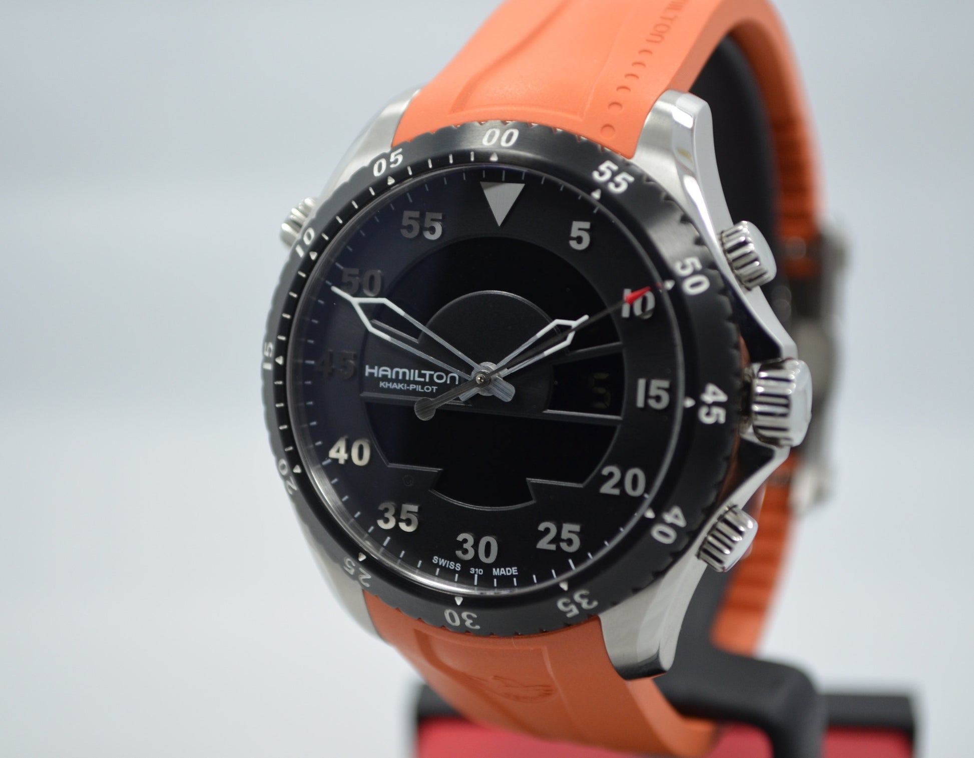 Hamilton Khaiki Pilot Air Zermatt H645540 Fight Timer Quartz Wristwatch - Hashtag Watch Company