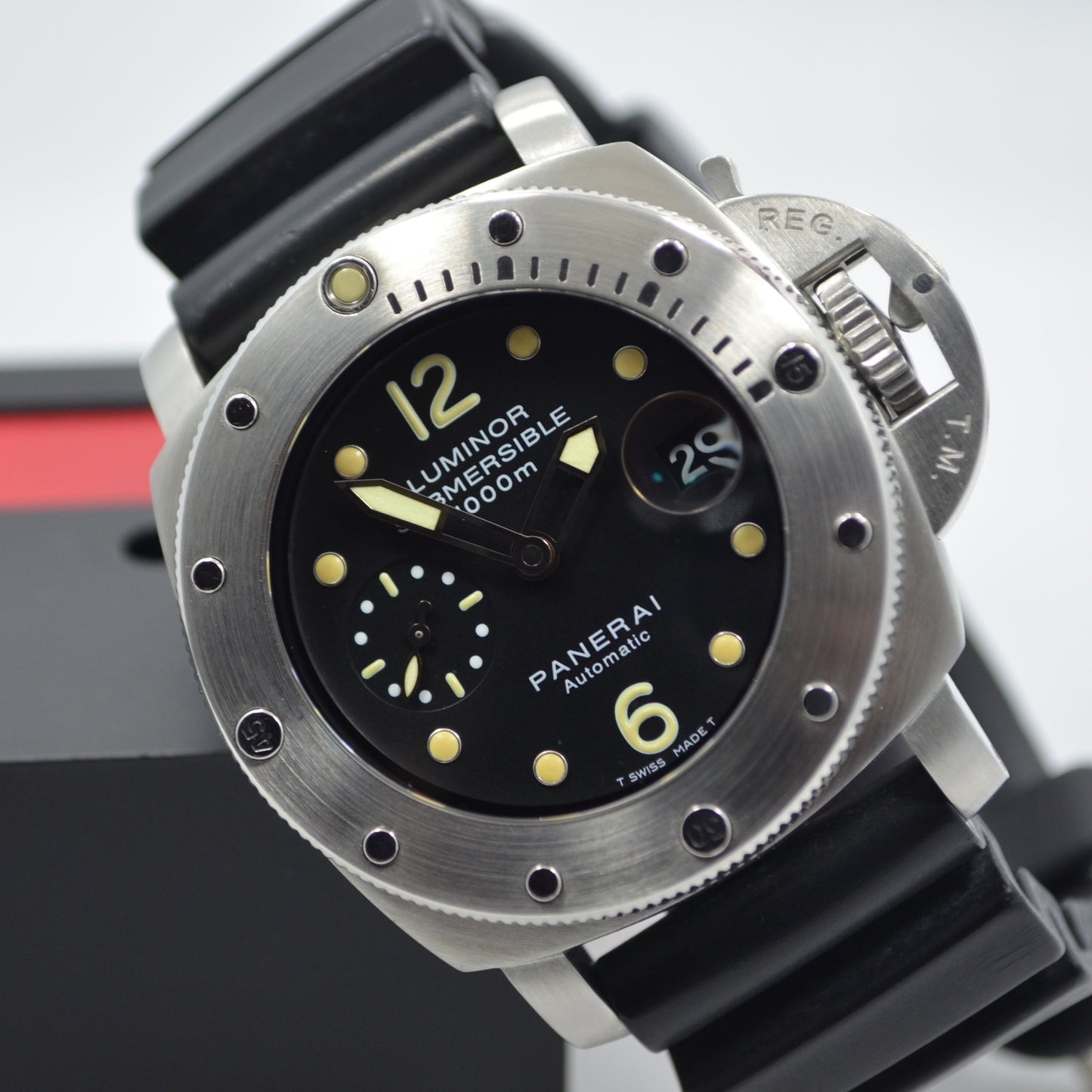 Panerai Luminor Submersible 1000 PAM 243 Steel Automatic Wristwatch - Hashtag Watch Company