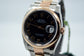 Rolex Datejust 116201 Two Tone Steel 18K Pink Gold Black Roman 36mm Automatic Watch - Hashtag Watch Company