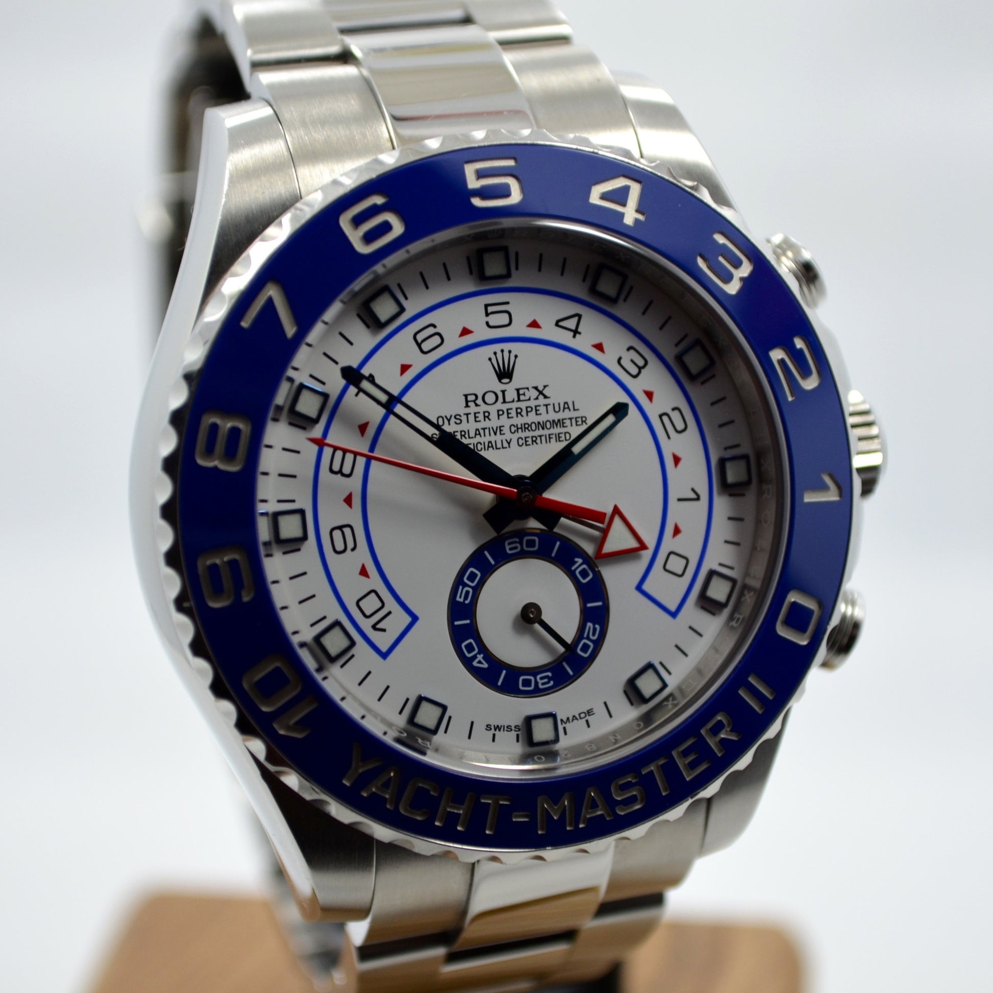 Rolex Yachtmaster II 116680 Stainless Steel Automatic Ceramic Wristwatch - Hashtag Watch Company