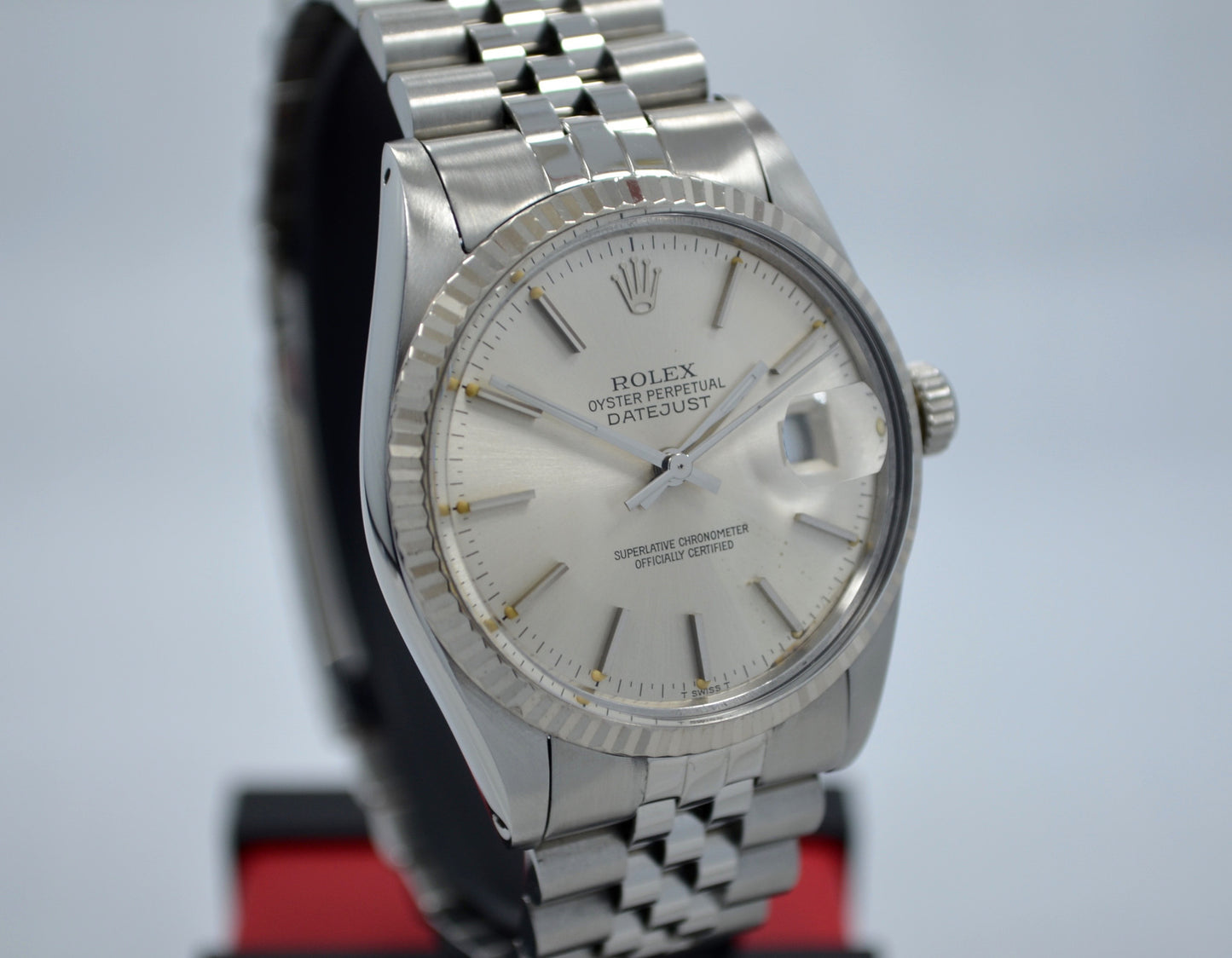 Vintage Rolex Datejust 16014 Steel Jubilee Quickset 1982 Wristwatch - Hashtag Watch Company