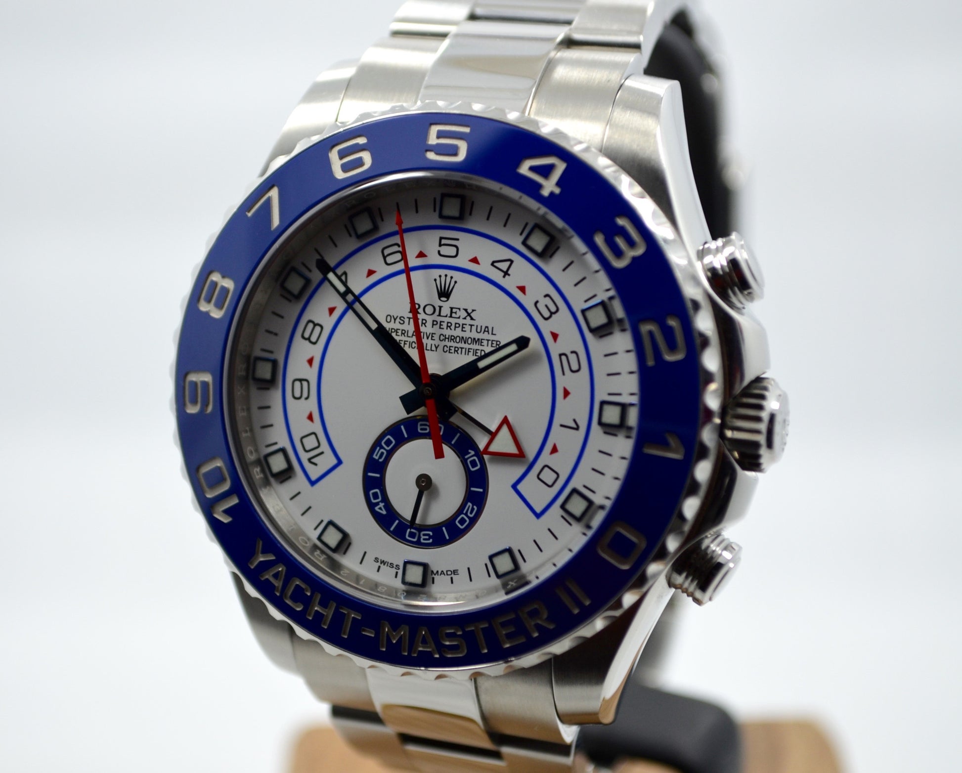 Rolex Yachtmaster II 116680 Stainless Steel Automatic Ceramic Wristwatch - Hashtag Watch Company