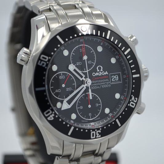 Omega Seamaster Professional 213.30.42.40.01.001 Chronograph 300M Steel Watch - Hashtag Watch Company