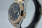 Rolex Datejust 116201 Two Tone Steel 18K Pink Gold Black Roman 36mm Automatic Watch - Hashtag Watch Company
