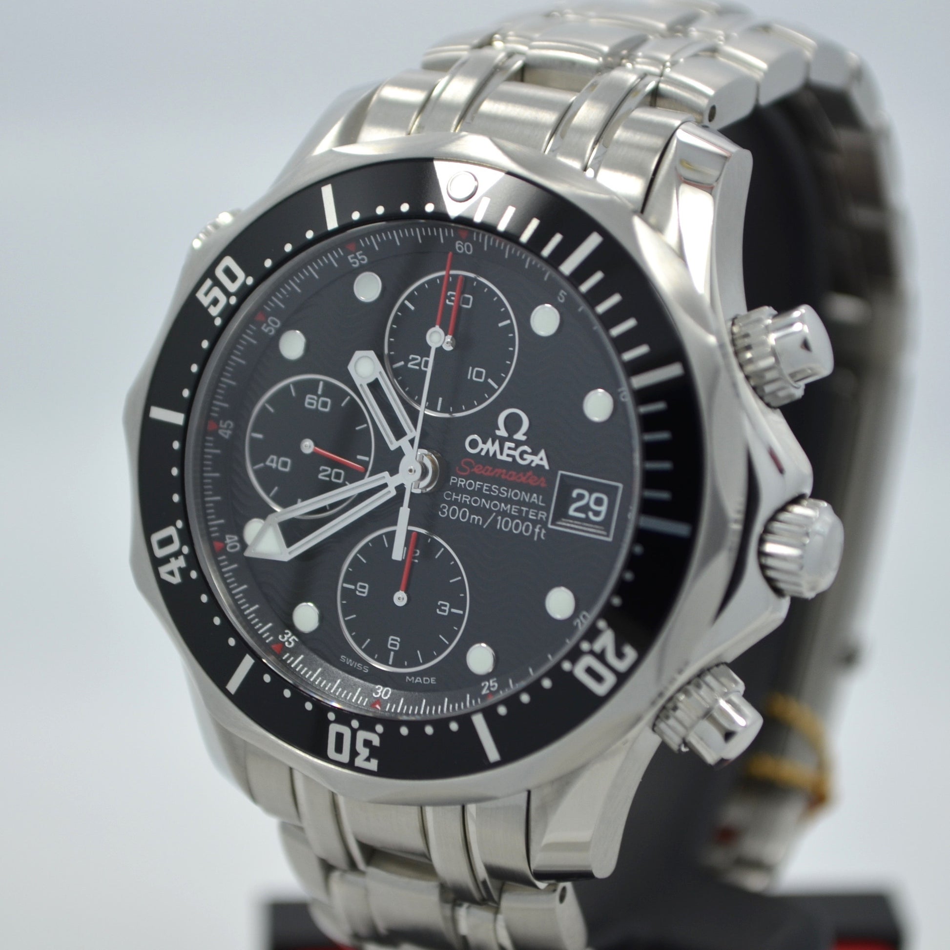 Omega Seamaster Professional 213.30.42.40.01.001 Chronograph 300M Steel Watch - Hashtag Watch Company