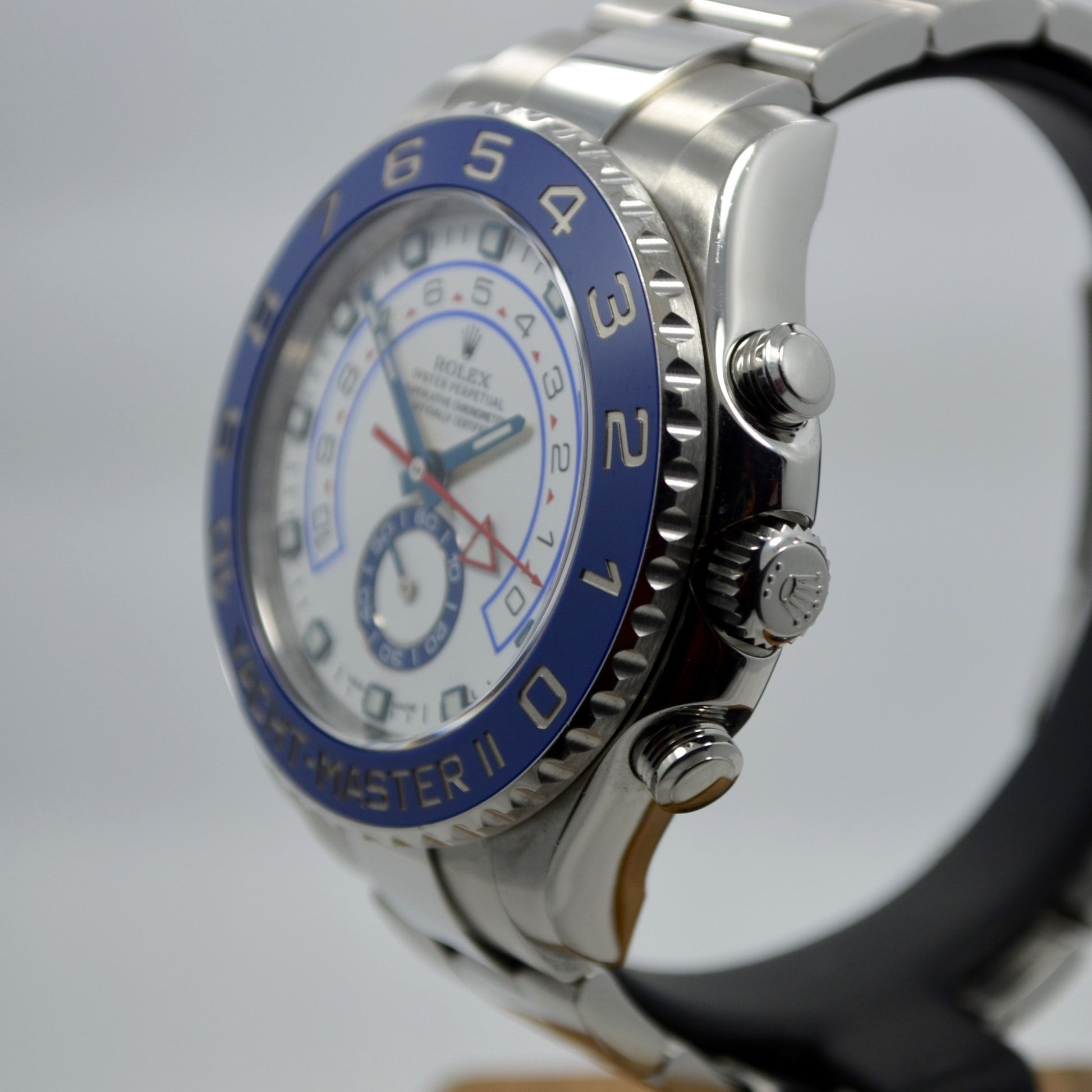 Rolex Yachtmaster II 116680 Stainless Steel Automatic Ceramic Wristwatch - Hashtag Watch Company