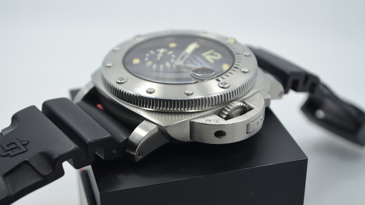 Panerai Luminor Submersible 1000 PAM 243 Steel Automatic Wristwatch - Hashtag Watch Company