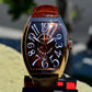 Franck Muller 8880 SC DT 18K Rose Gold XL Curvex Automatic Platinum Rotor Watch - Hashtag Watch Company