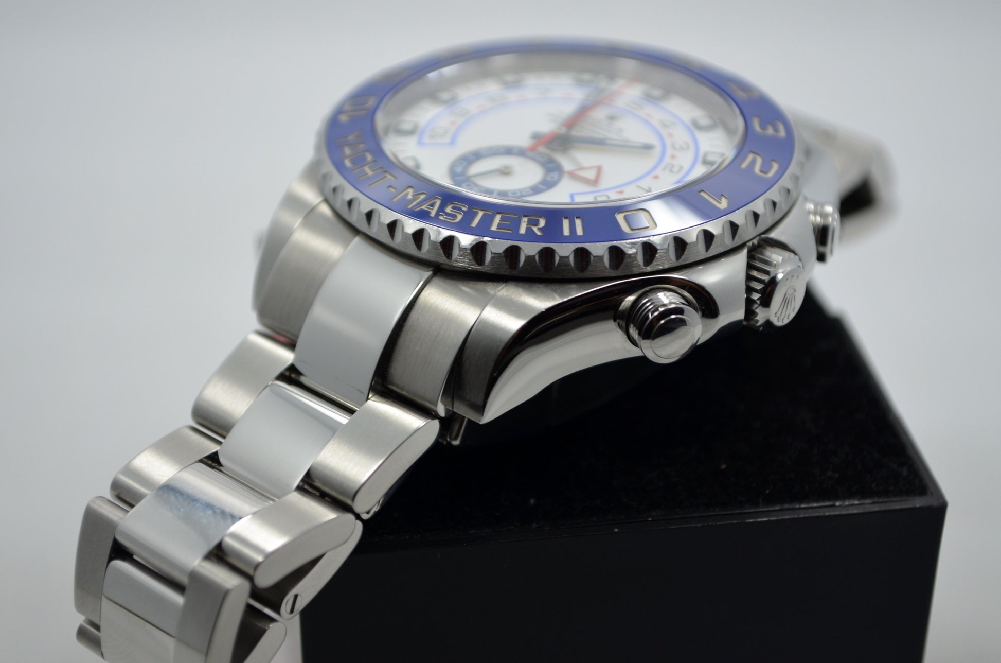 Rolex Yachtmaster II 116680 Stainless Steel Automatic Ceramic Wristwatch - Hashtag Watch Company