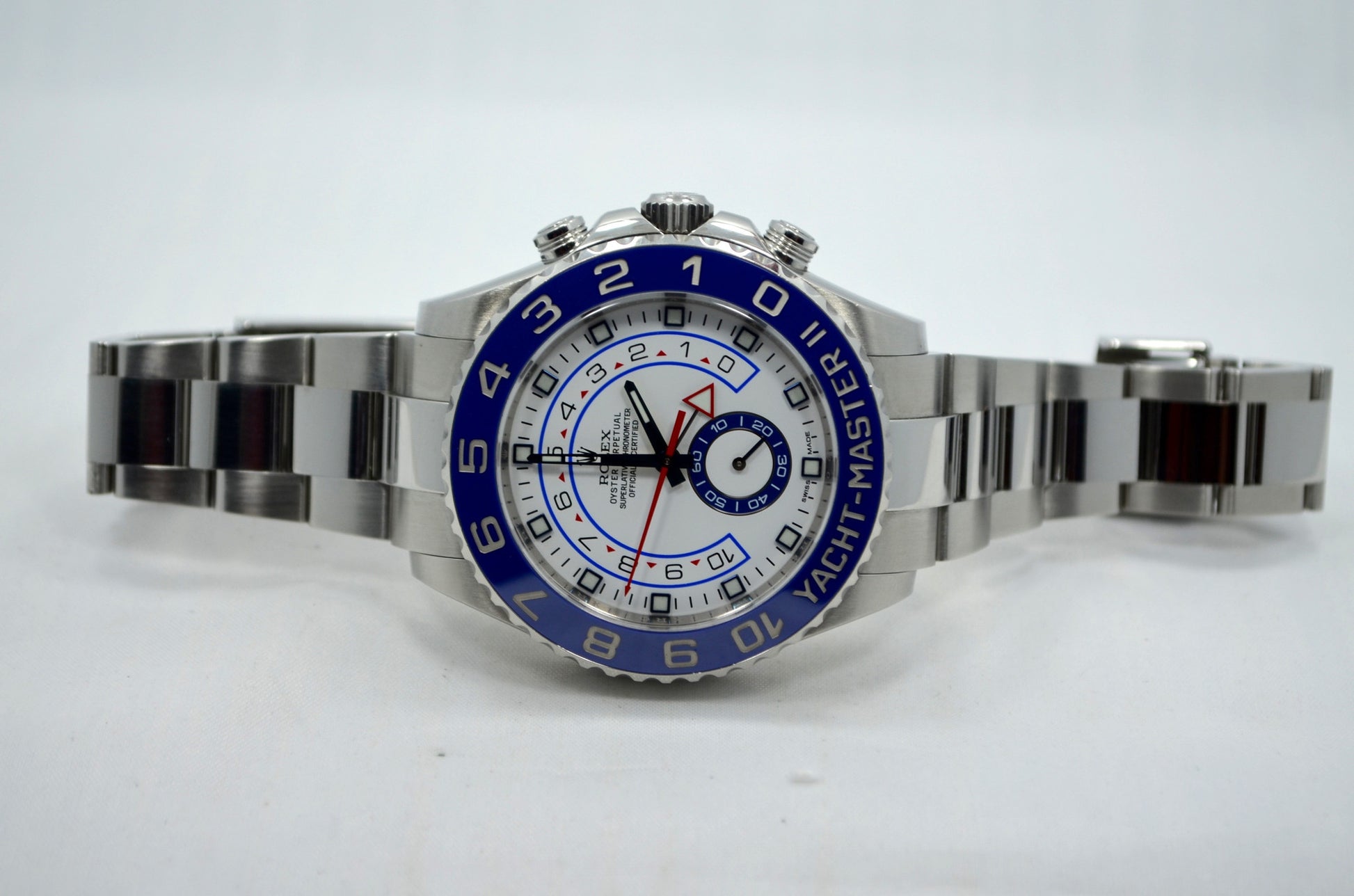 Rolex Yachtmaster II 116680 Stainless Steel Automatic Ceramic Wristwatch - Hashtag Watch Company