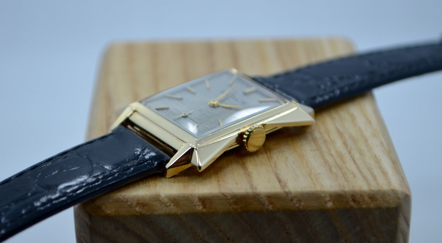 Vintage LeCoultre 14K Solid Yellow Gold Star Case Manual Ladies Wristwatch - Hashtag Watch Company