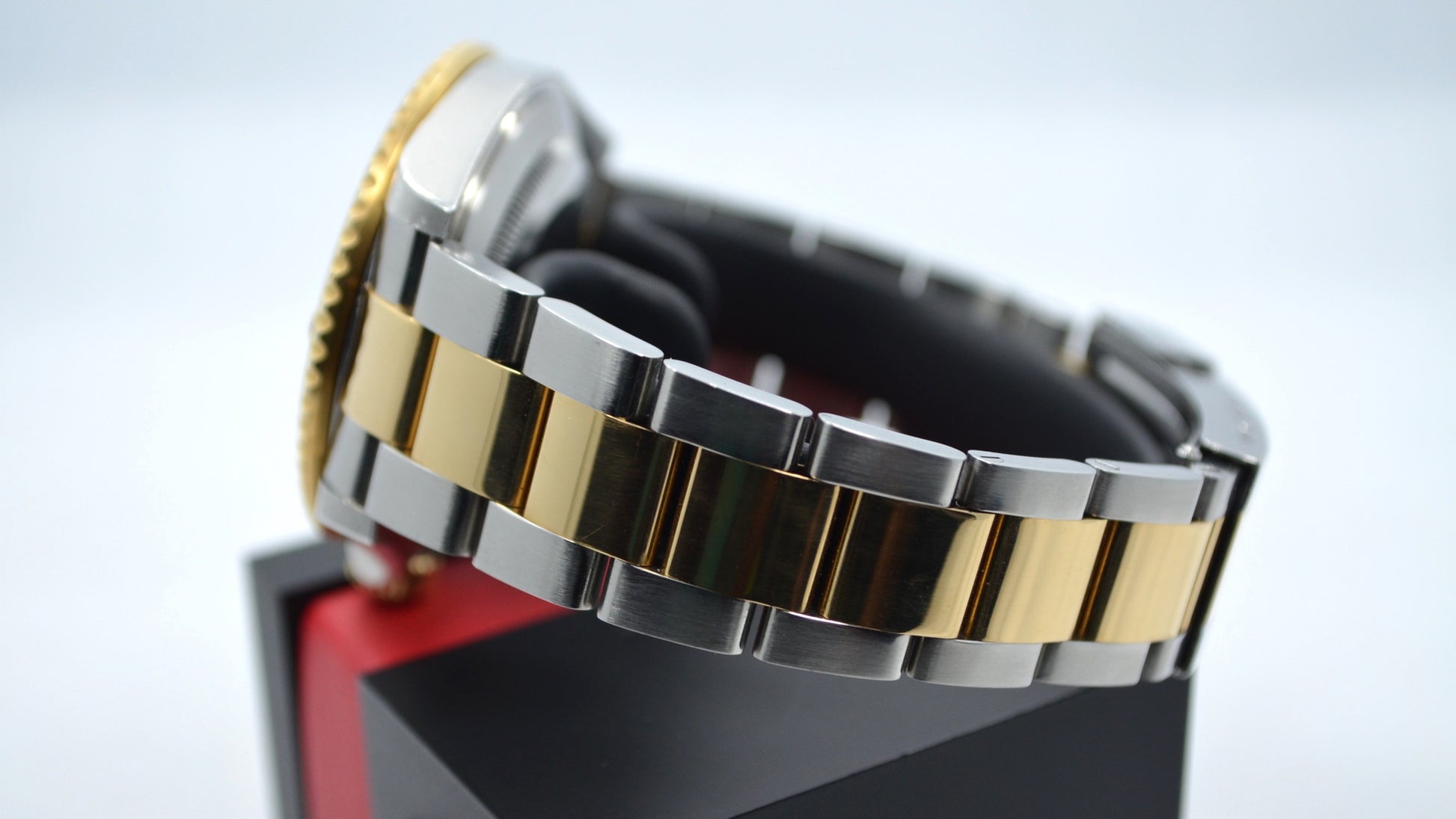 Rolex Submariner 16613 Steel 18K Gold Black "D" Serial 2005 Box Papers Watch - Hashtag Watch Company