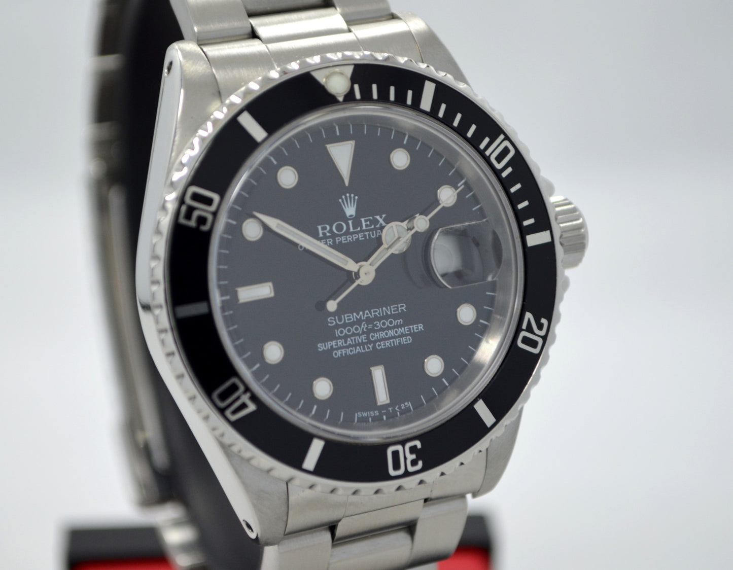 Rolex Submariner 16610 Stainless Steel "X" Serial 1991 Wristwatch Box and Papers - Hashtag Watch Company