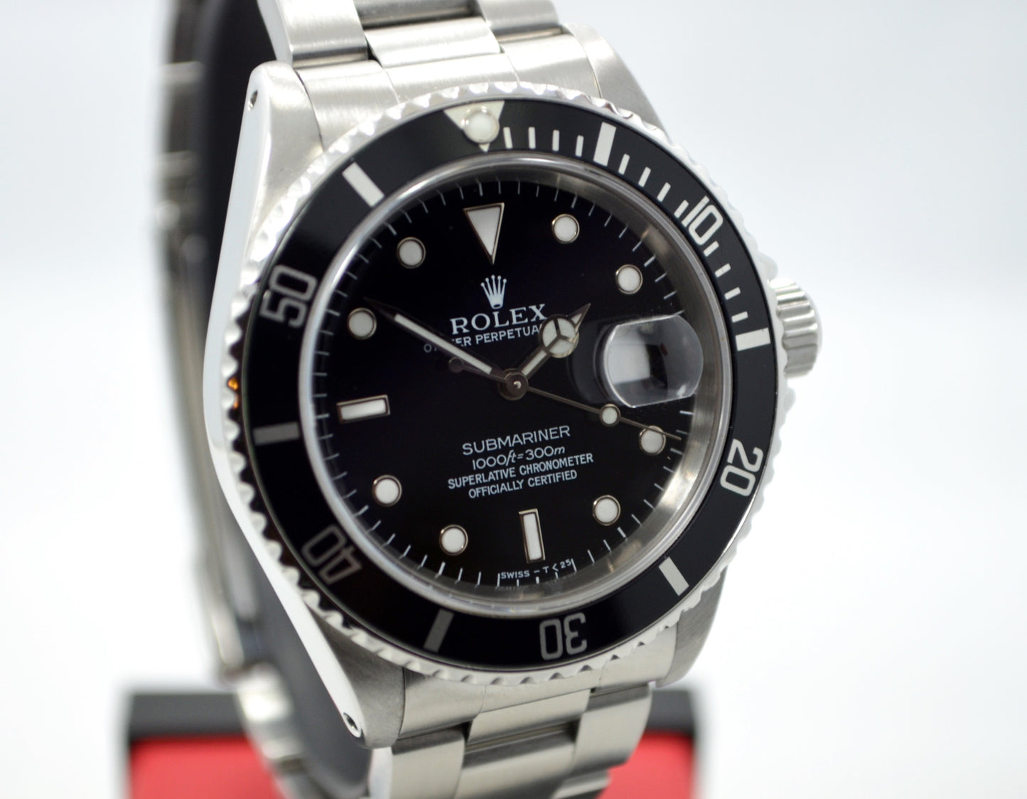 Rolex Submariner 16610 Stainless Steel "X" Serial 1991 Wristwatch Box and Papers - Hashtag Watch Company