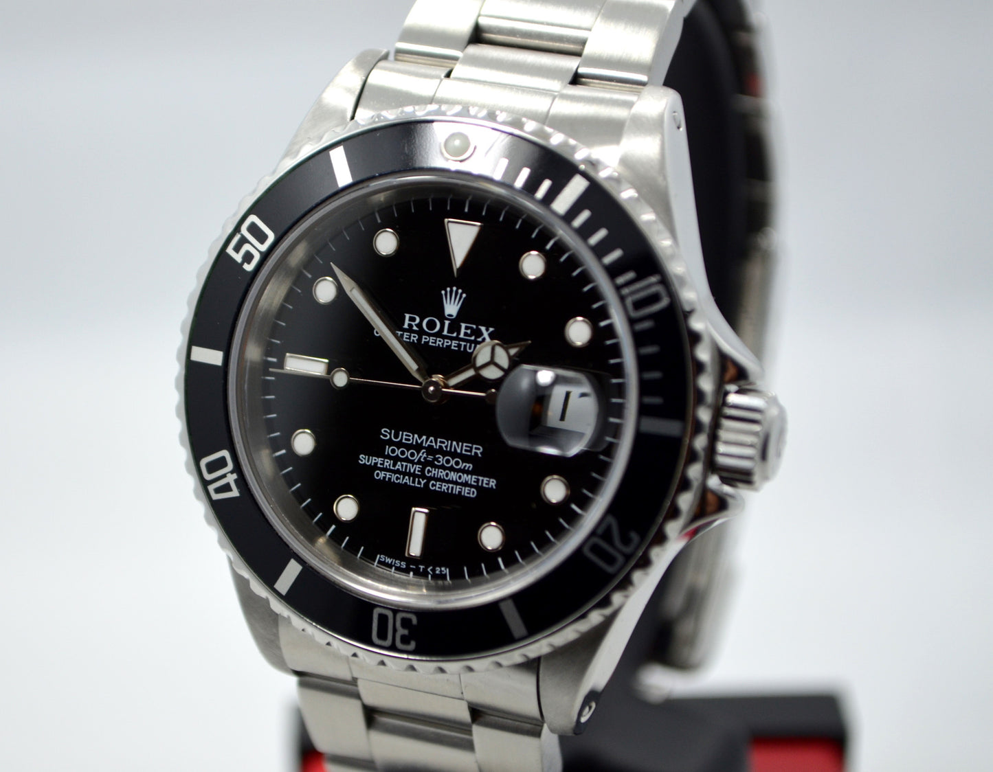 Rolex Submariner 16610 Stainless Steel "X" Serial 1991 Wristwatch Box and Papers - Hashtag Watch Company