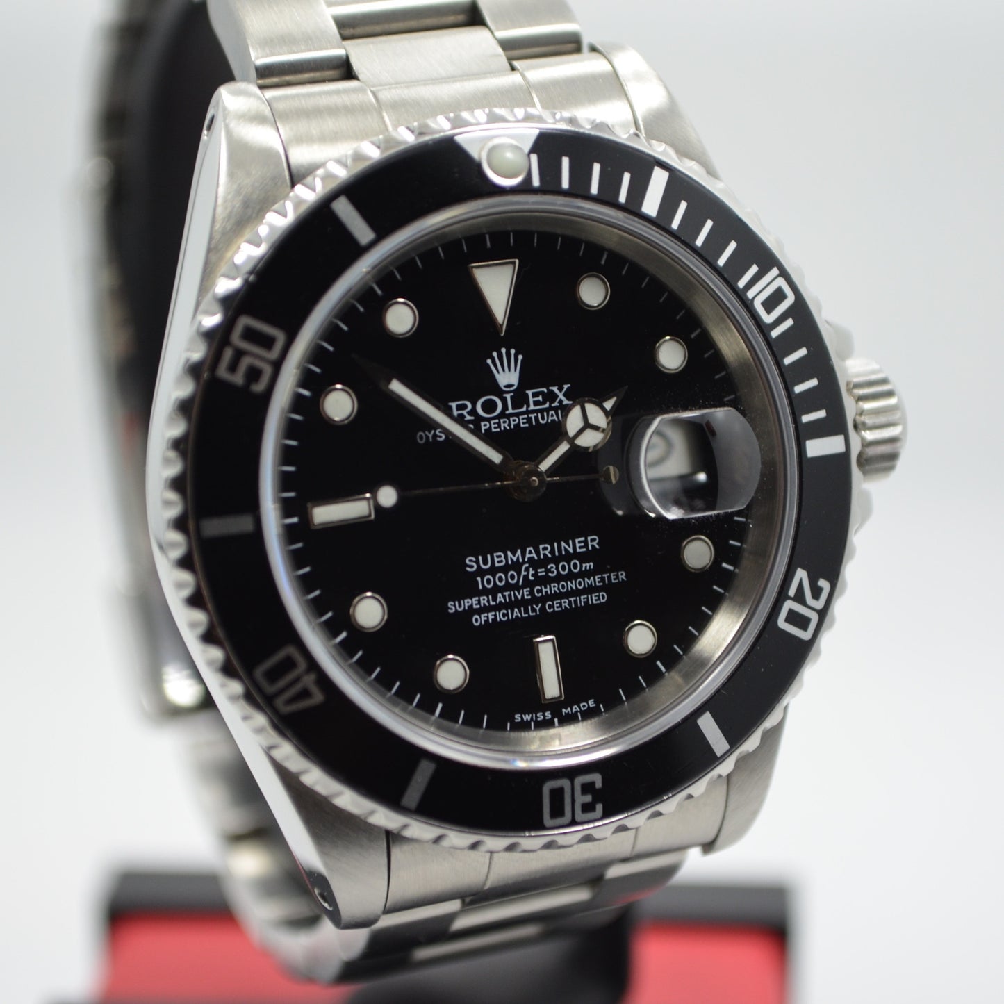 Rolex Submariner 16610 Stainless Steel "L" Serial 1989 Automatic Wristwatch - Hashtag Watch Company