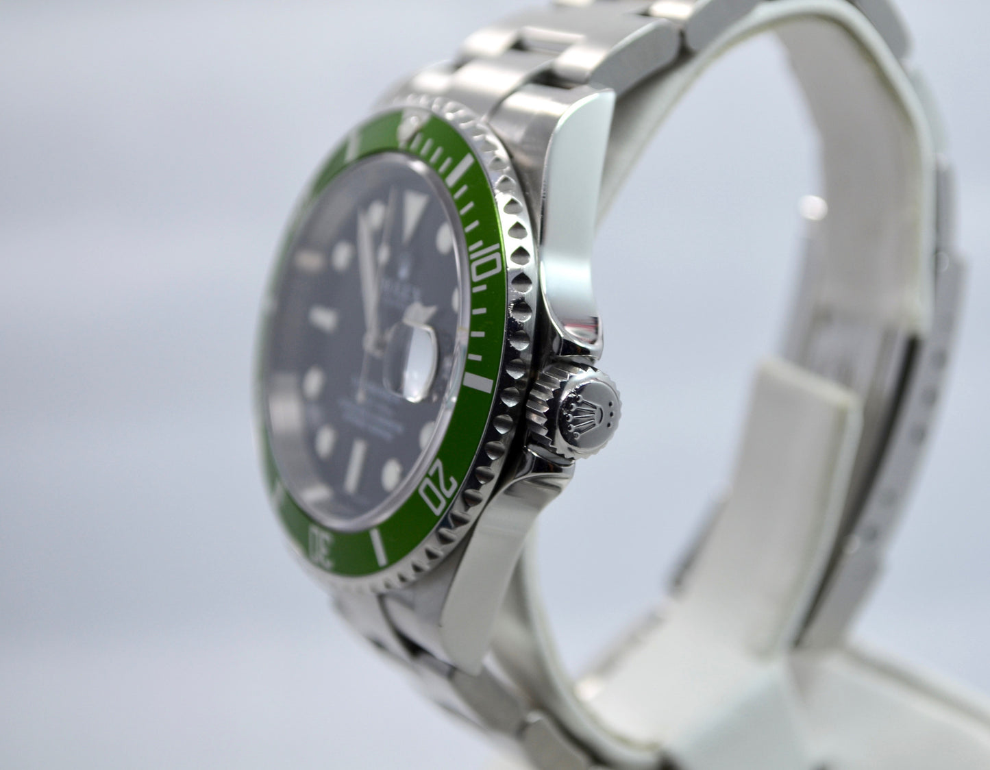 Rolex Submariner 16610LV 50th Anniversary Green "Z" Serial Steel Watch - Hashtag Watch Company