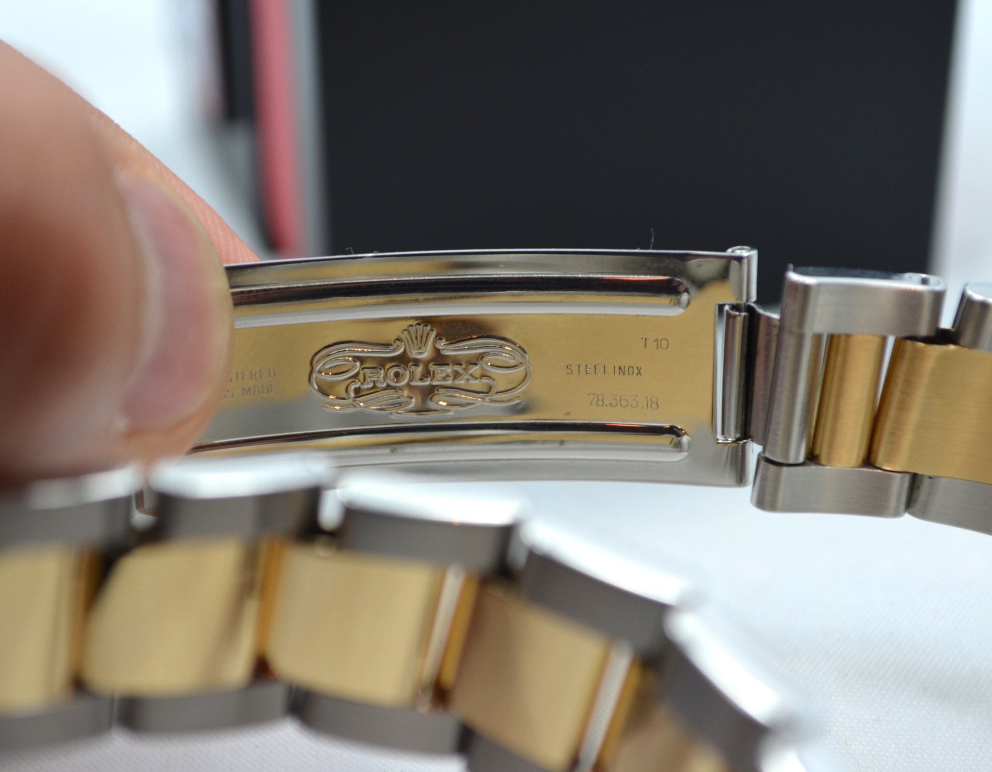 Rolex Datejust 16203 Two Tone Stainless Steel 18K Yellow Gold "S" Serial Circa 1993 Blue Wristwatch - Hashtag Watch Company