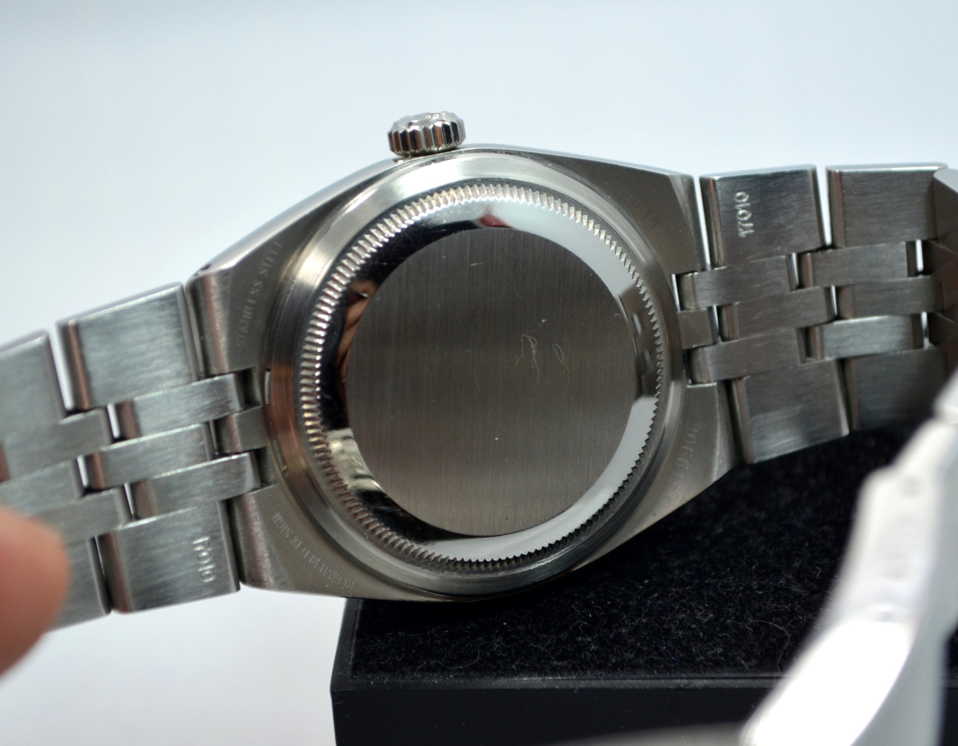 Vintage Rolex Oysterquartz 17014 Datejust Steel 18K Wristwatch 1985 Box Papers "New Old Stock!" - Hashtag Watch Company