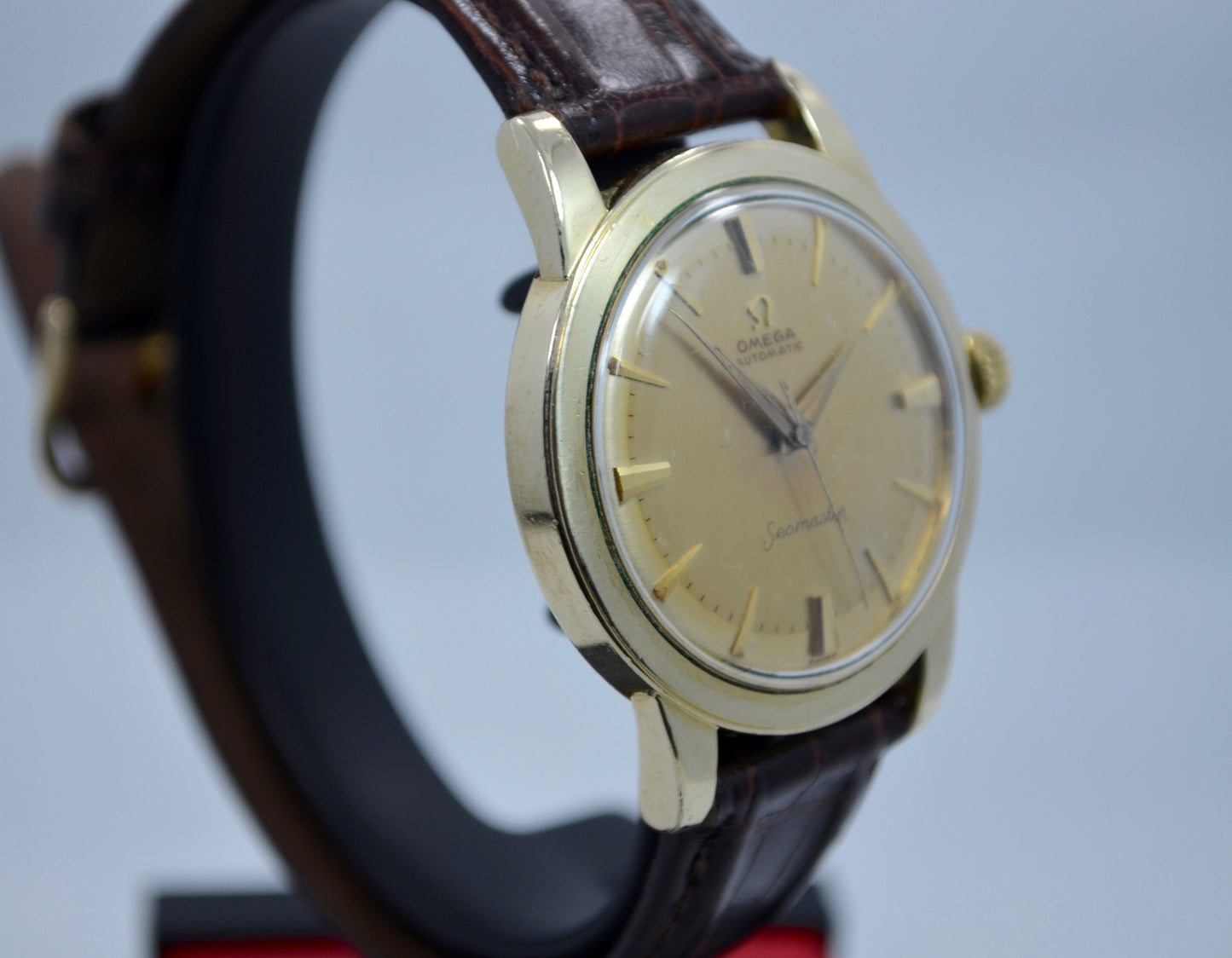 Vintage Omega Seamaster 6250 Gold Filled Automatic Cal. 500 Wristwatch 1950's - Hashtag Watch Company