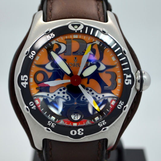 CORUM BUBBLE DIVE BOMBER TIGER AUTOMATIC LIMITED EDITION 82.180.20 2004 WATCH - Hashtag Watch Company