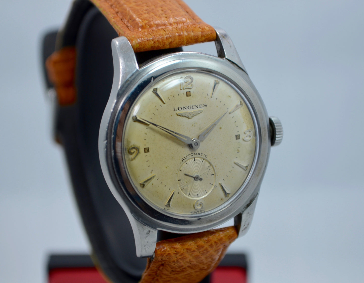 Vintage Longines 625C 2 Stainless Steel Automatic Cal. 22A Wristwatch 1950's - Hashtag Watch Company