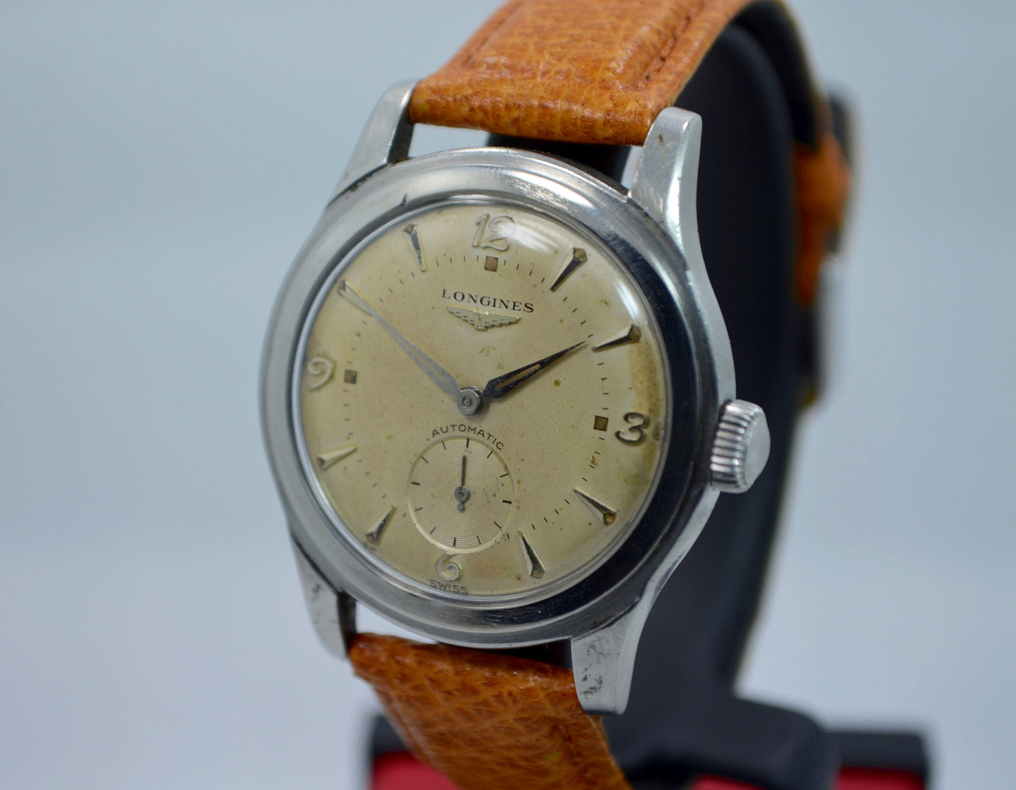 Vintage Longines 625C 2 Stainless Steel Automatic Cal. 22A Wristwatch 1950's - Hashtag Watch Company