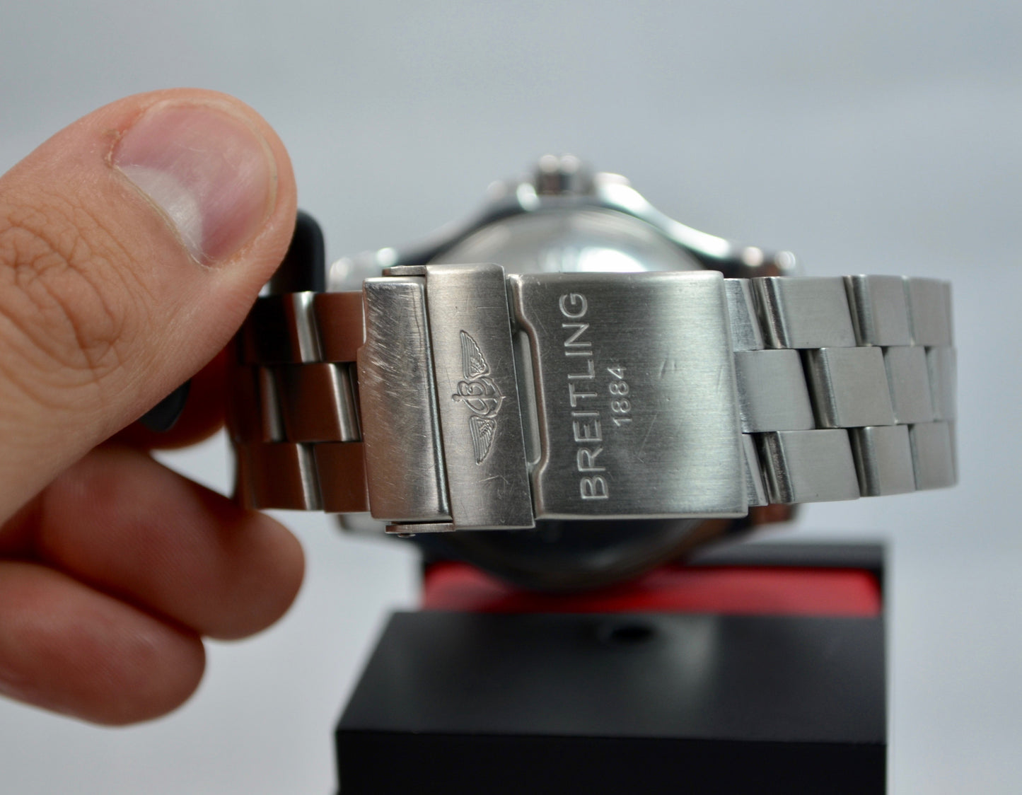 Breitling SuperOcean Steelfish A17390 Automatic Steel Black 44mm Wristwatch - Hashtag Watch Company