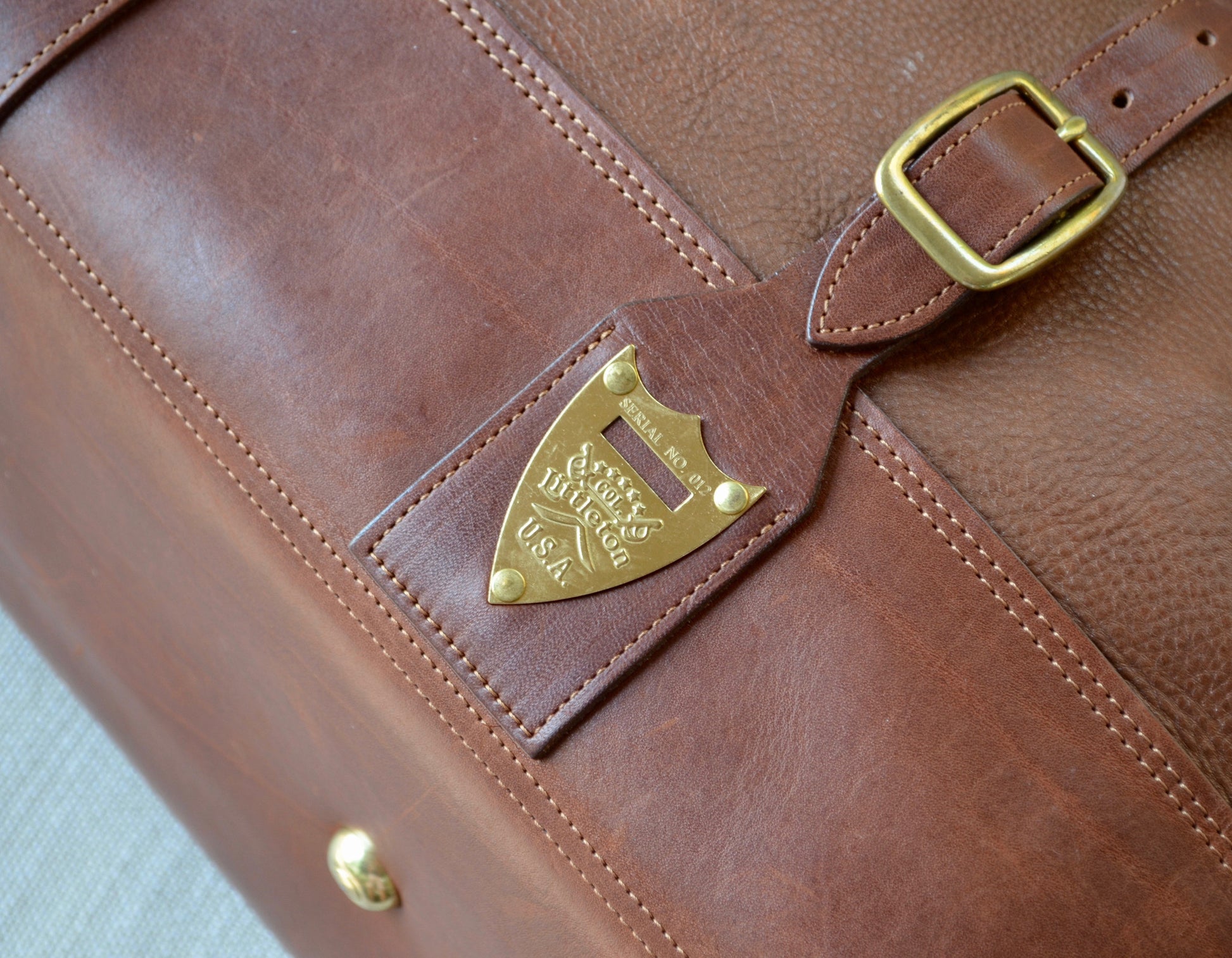 Leather Travel Grip Bag No. 5, Best & USA Made