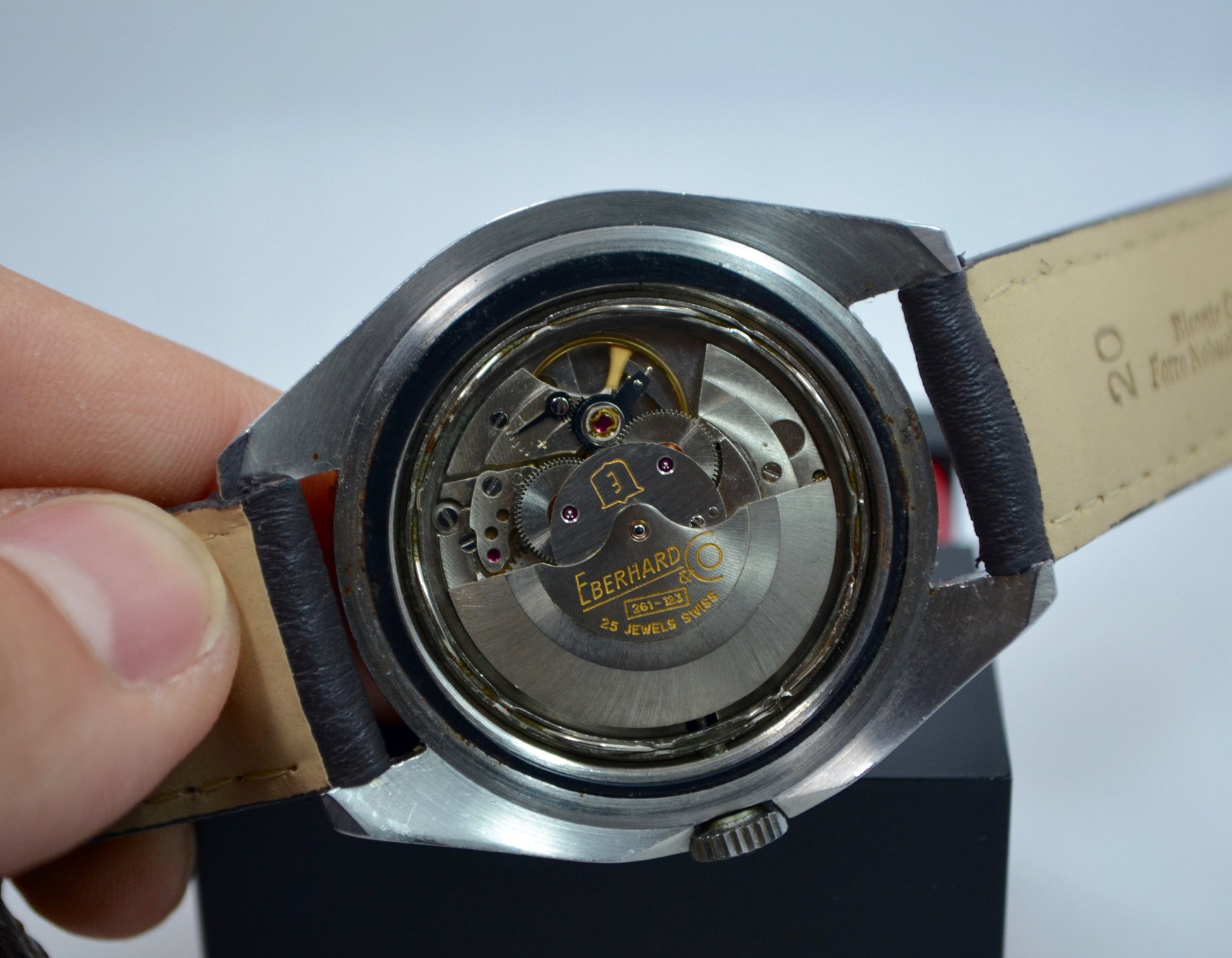 Vintage Eberhard & Co. Scafograf 200 Date Stainless Steel Divers Watch - Hashtag Watch Company