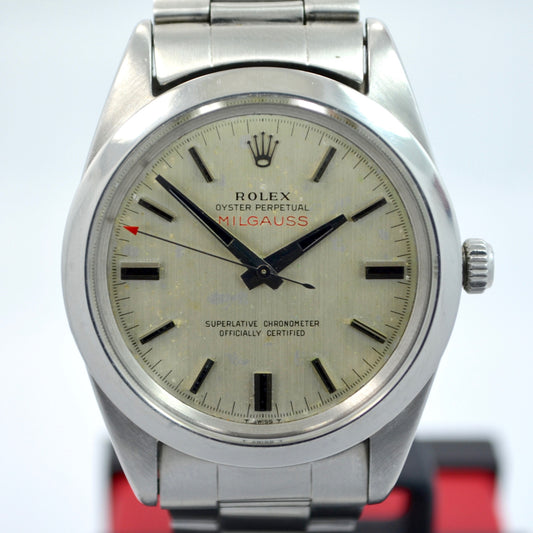 Vintage Rolex Milgauss 1019 CERN Dial 1967 Cal. 1530 Stainless Steel Wristwatch - Hashtag Watch Company