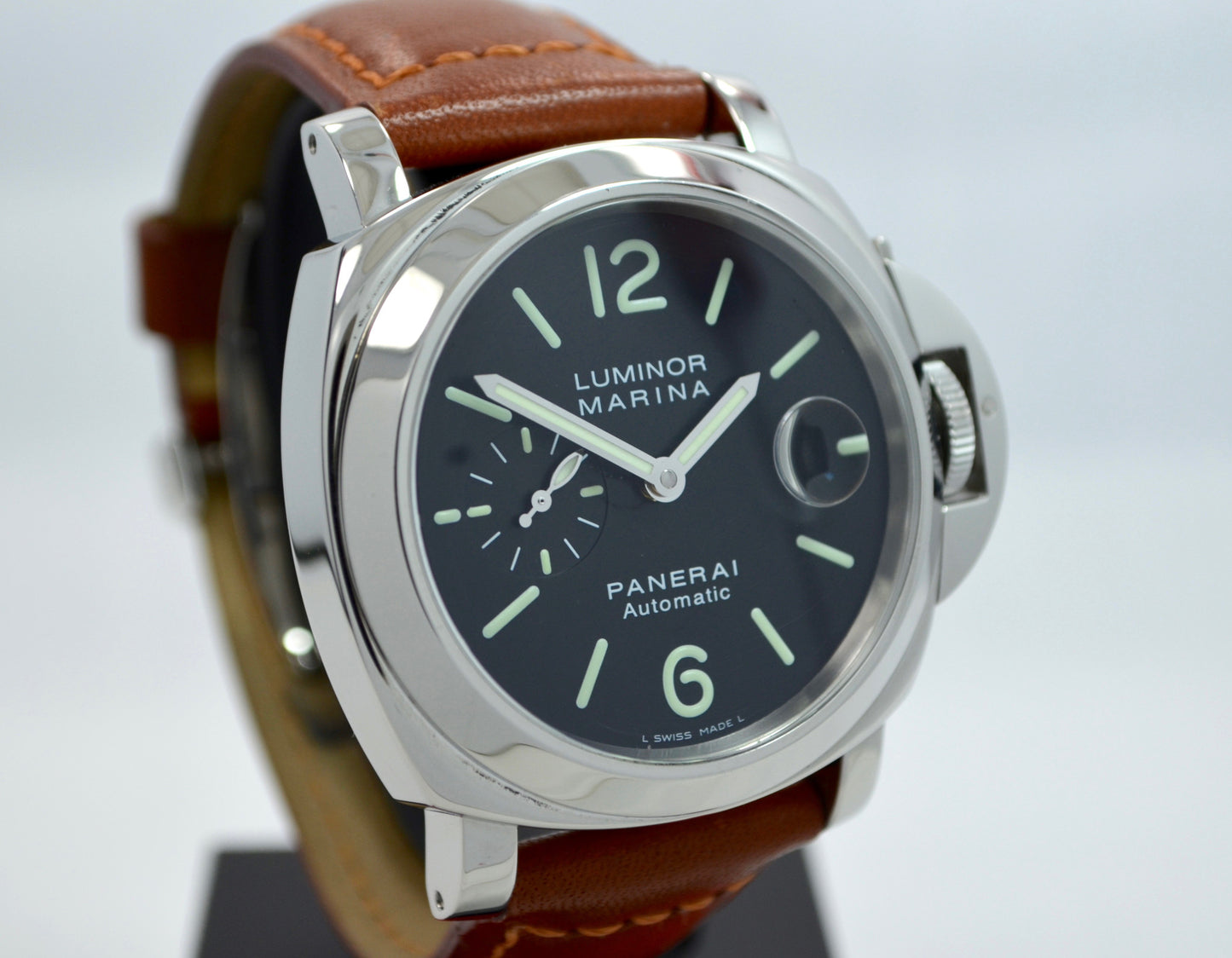 Panerai Luminor Marina PAM 104 44mm "E" Series Steel Automatic Watch - Hashtag Watch Company