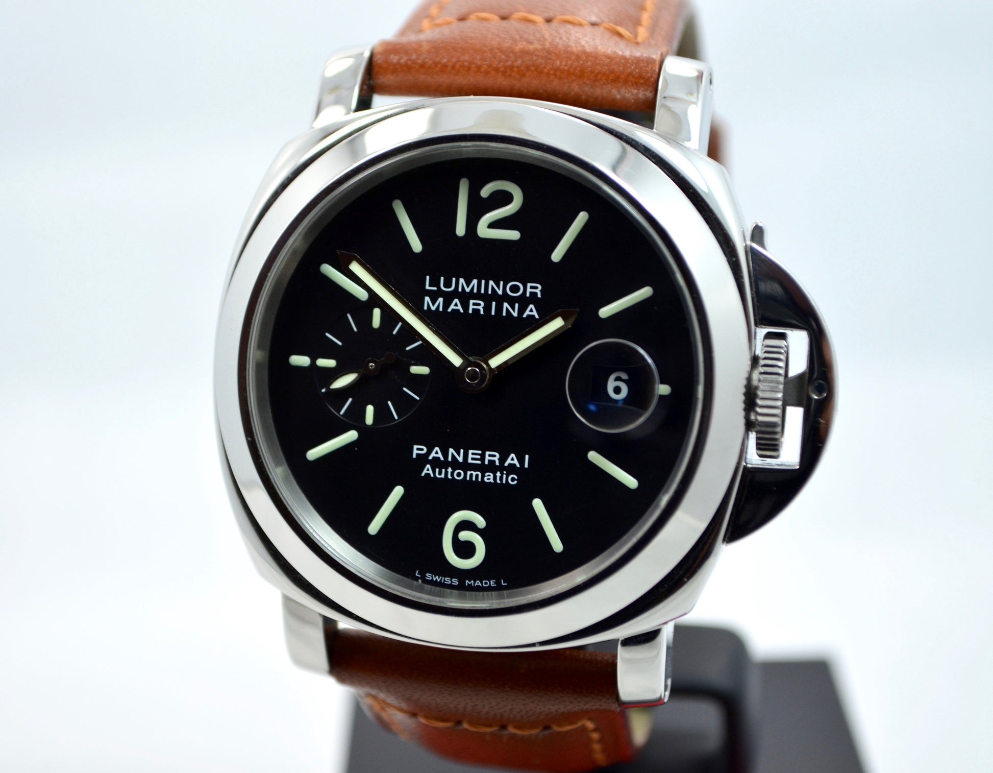 Panerai Luminor Marina PAM 104 44mm "E" Series Steel Automatic Watch - Hashtag Watch Company
