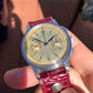 Vintage Longines 13ZN Stainless Steel Sandwhich Dial Chronograph 37mm Wristwatch - Hashtag Watch Company