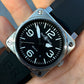 Bell & Ross BR03-92 Stainless Steel Black Automatic Mens Wristwatch - Hashtag Watch Company
