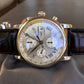 Montblanc Meisterstuck 7067 Chronograph GMT Stainless Steel Automatic 42mm Wristwatch - Hashtag Watch Company