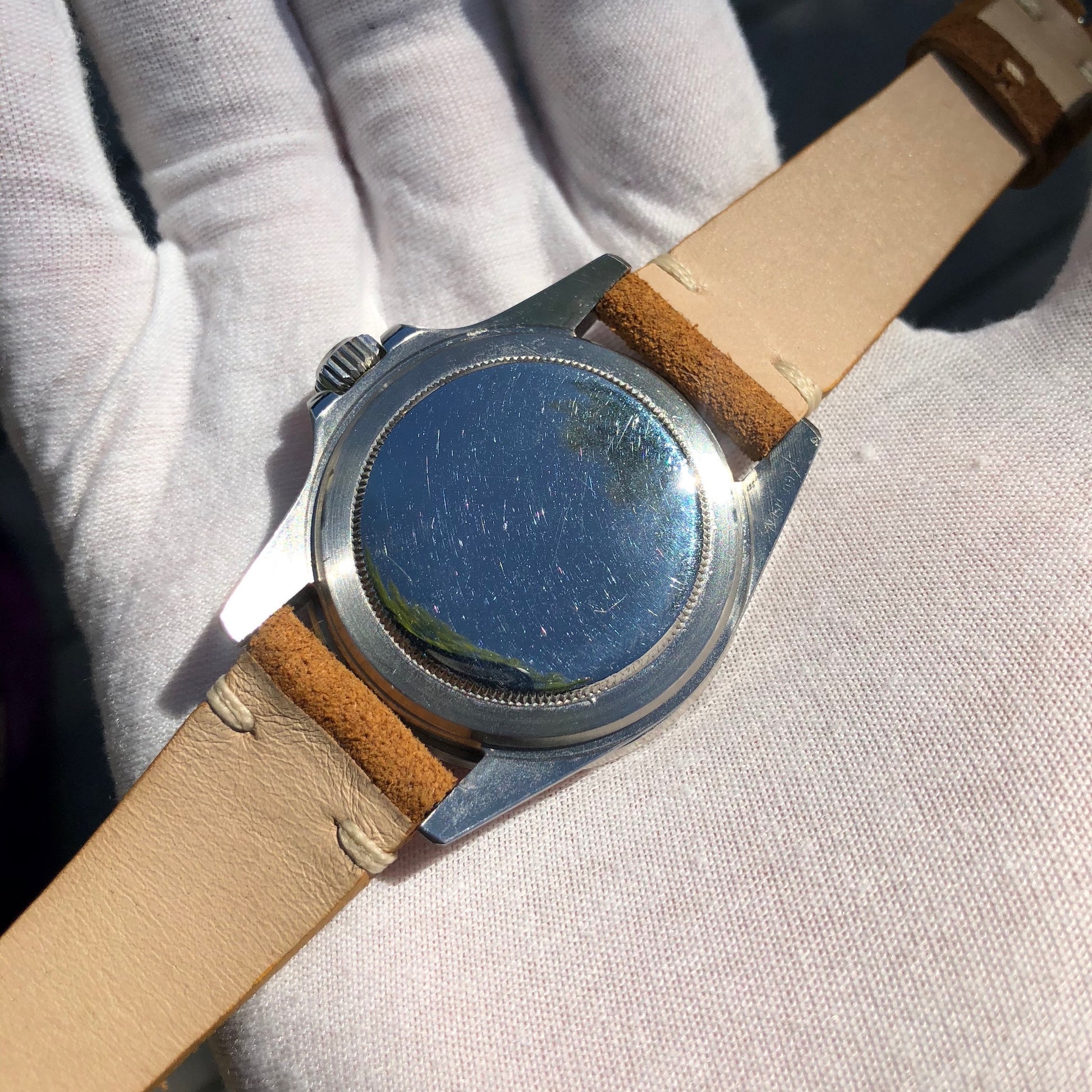 Vintage Rolex Submariner 5513 Gilt Meters First Bart Simpson Wristwatch Circa 1966 - Hashtag Watch Company