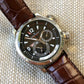 Jaeger LeCoultre Master Compressor Geographic 146.8.83 GMT Steel Leather Automatic Wristwatch - Hashtag Watch Company